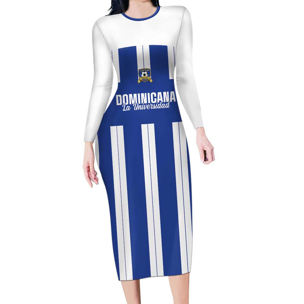 Universidad Dominican Republic Football Custom Family Matching Long Sleeve Bodycon Dress and Hawaiian Shirt 2025 Go Champions - Wonder Print Shop