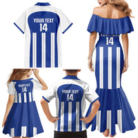 Universidad Dominican Republic Football Custom Family Matching Mermaid Dress and Hawaiian Shirt 2025 Go Champions - Wonder Print Shop