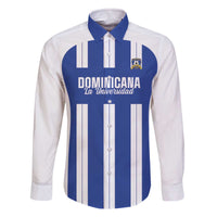 Universidad Dominican Republic Football Custom Family Matching Off The Shoulder Long Sleeve Dress and Hawaiian Shirt 2025 Go Champions - Wonder Print Shop