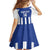 Universidad Dominican Republic Football Custom Family Matching Off Shoulder Short Dress and Hawaiian Shirt 2025 Go Champions - Wonder Print Shop