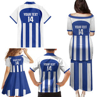 Universidad Dominican Republic Football Custom Family Matching Puletasi and Hawaiian Shirt 2025 Go Champions - Wonder Print Shop