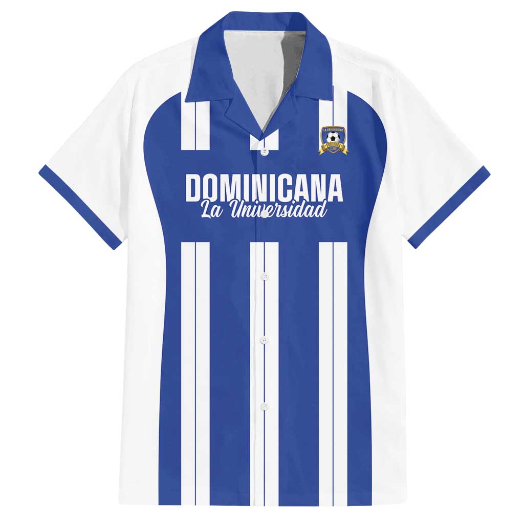 Universidad Dominican Republic Football Custom Family Matching Puletasi and Hawaiian Shirt 2025 Go Champions - Wonder Print Shop