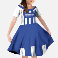 Universidad Dominican Republic Football Custom Family Matching Summer Maxi Dress and Hawaiian Shirt 2025 Go Champions - Wonder Print Shop