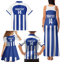 Universidad Dominican Republic Football Custom Family Matching Tank Maxi Dress and Hawaiian Shirt 2025 Go Champions - Wonder Print Shop