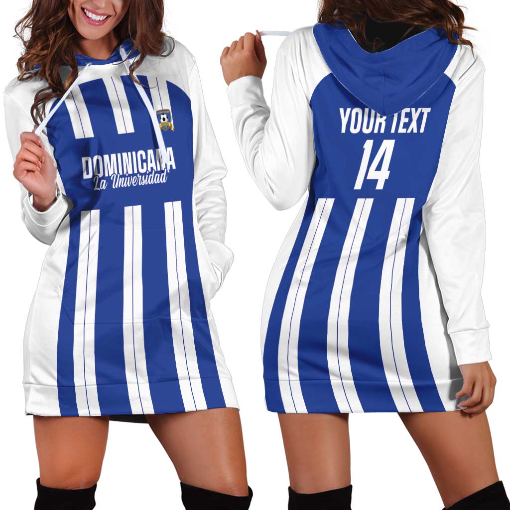 Universidad Dominican Republic Football Custom Hoodie Dress 2025 Go Champions - Wonder Print Shop