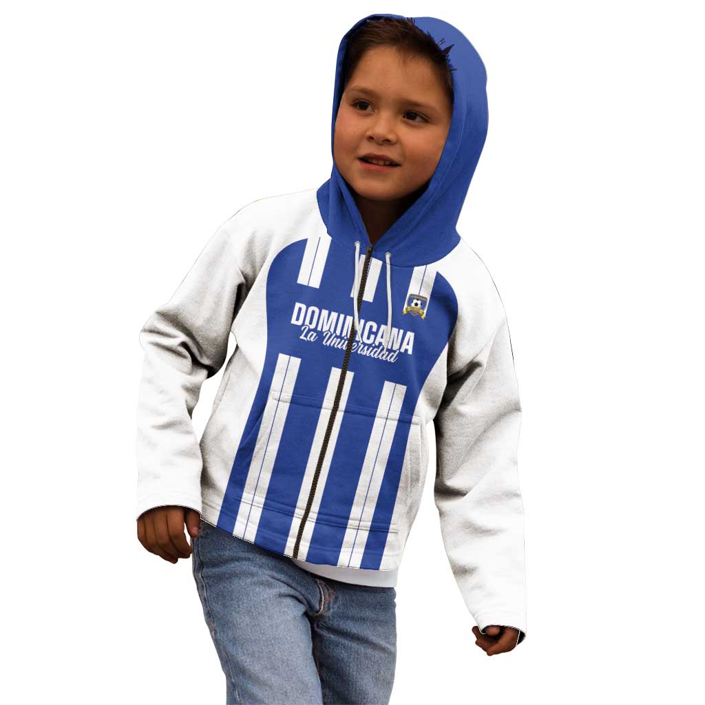 Universidad Dominican Republic Football Custom Kid Hoodie 2025 Go Champions - Wonder Print Shop
