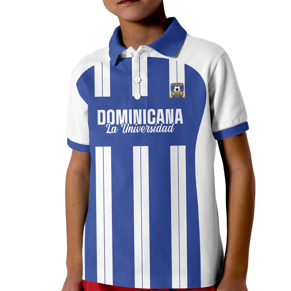 Universidad Dominican Republic Football Custom Kid Polo Shirt 2025 Go Champions - Wonder Print Shop