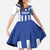 Universidad Dominican Republic Football Custom Kid Short Sleeve Dress 2025 Go Champions - Wonder Print Shop