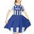 Universidad Dominican Republic Football Custom Kid Short Sleeve Dress 2025 Go Champions - Wonder Print Shop