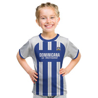 Universidad Dominican Republic Football Custom Kid T Shirt 2025 Go Champions - Wonder Print Shop