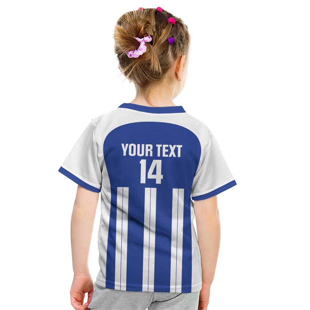 Universidad Dominican Republic Football Custom Kid T Shirt 2025 Go Champions - Wonder Print Shop