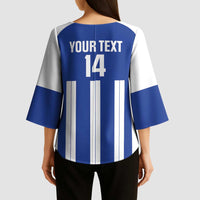 Universidad Dominican Republic Football Custom Kimono Sleeve Blouse 2025 Go Champions - Wonder Print Shop
