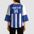 Universidad Dominican Republic Football Custom Kimono Sleeve Blouse 2025 Go Champions - Wonder Print Shop