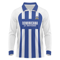 Universidad Dominican Republic Football Custom Long Sleeve Polo Shirt 2025 Go Champions - Wonder Print Shop