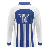 Universidad Dominican Republic Football Custom Long Sleeve Polo Shirt 2025 Go Champions - Wonder Print Shop