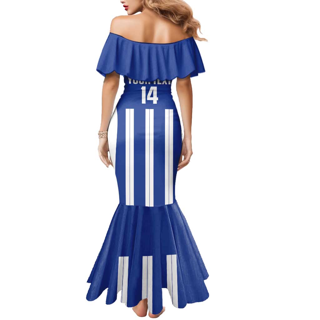 Universidad Dominican Republic Football Custom Mermaid Dress 2025 Go Champions - Wonder Print Shop