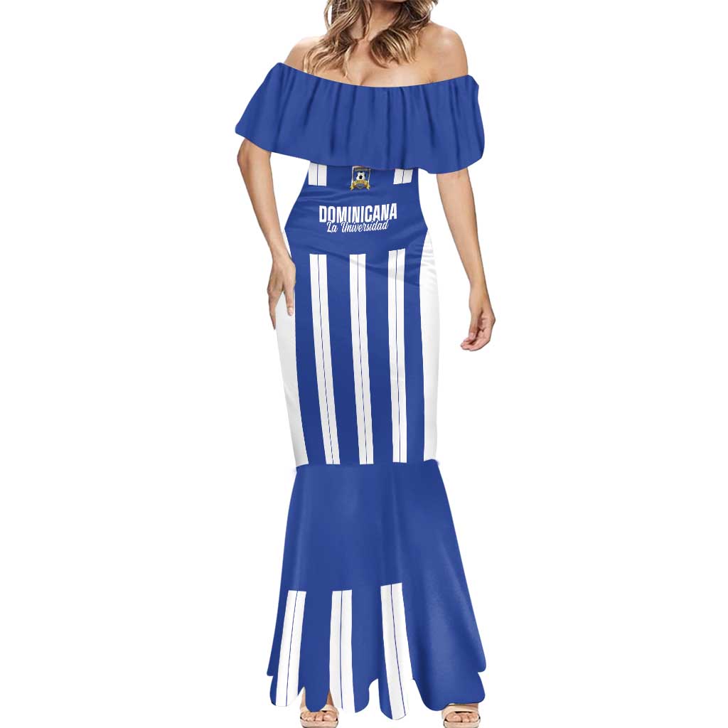 Universidad Dominican Republic Football Custom Mermaid Dress 2025 Go Champions - Wonder Print Shop