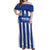 Universidad Dominican Republic Football Custom Off Shoulder Maxi Dress 2025 Go Champions - Wonder Print Shop