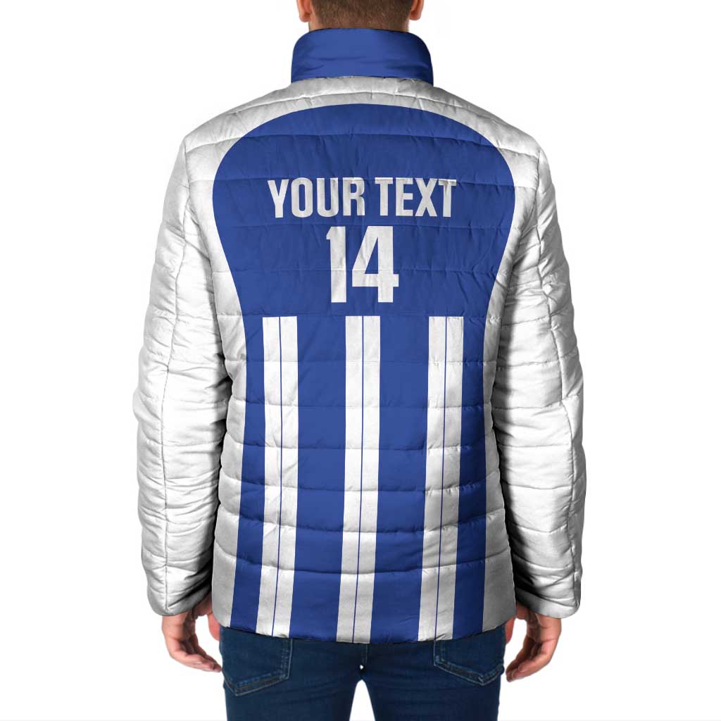 Universidad Dominican Republic Football Custom Padded Jacket 2025 Go Champions - Wonder Print Shop