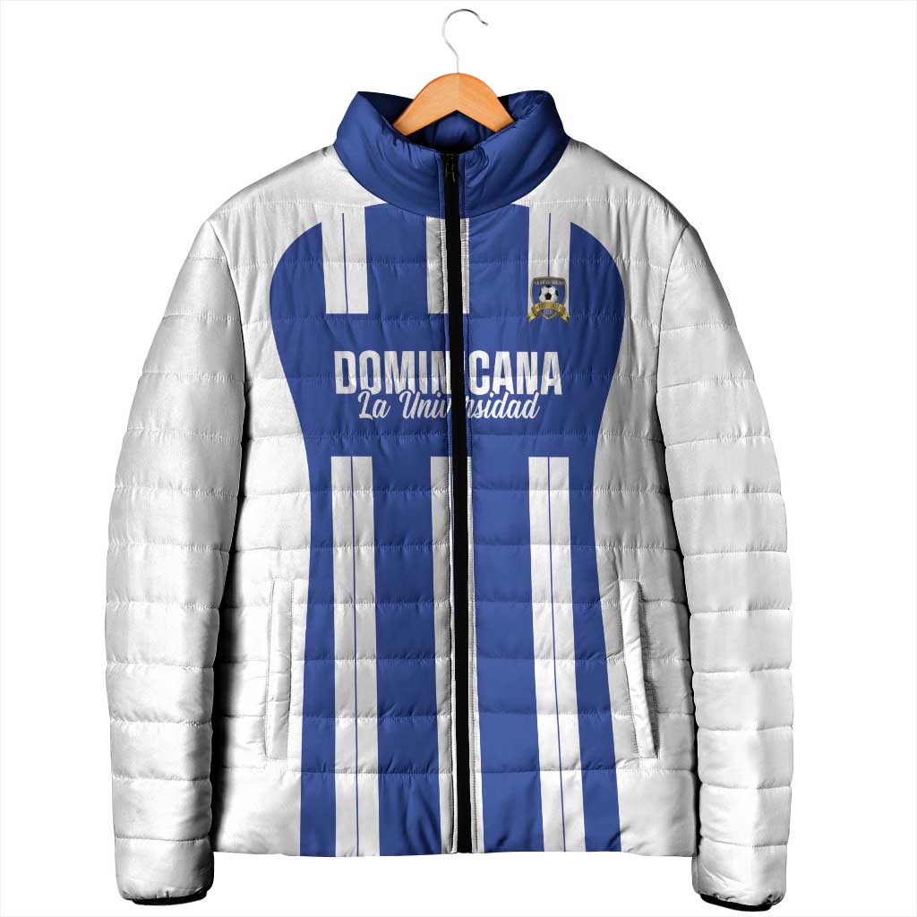 Universidad Dominican Republic Football Custom Padded Jacket 2025 Go Champions - Wonder Print Shop