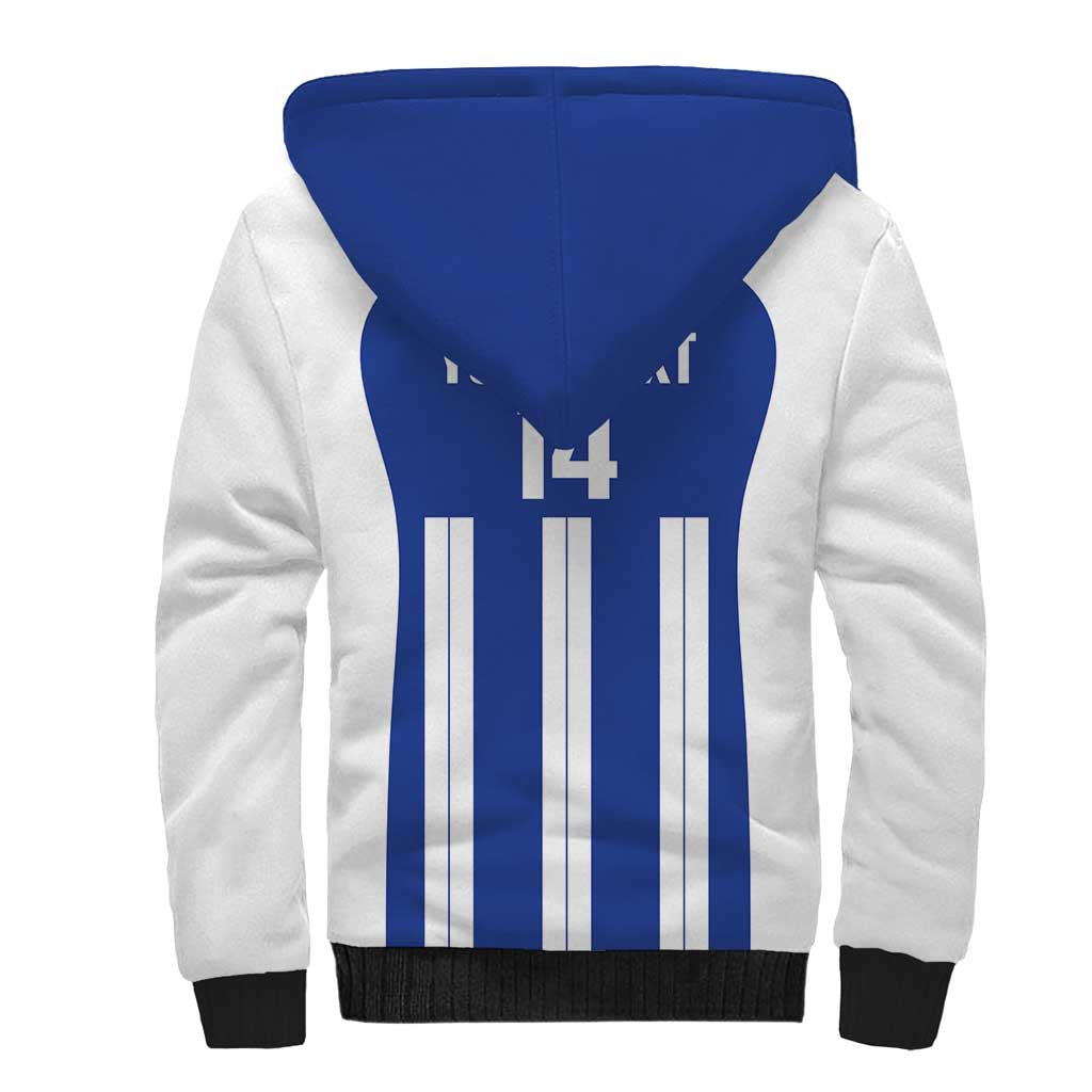 Universidad Dominican Republic Football Custom Sherpa Hoodie 2025 Go Champions - Wonder Print Shop