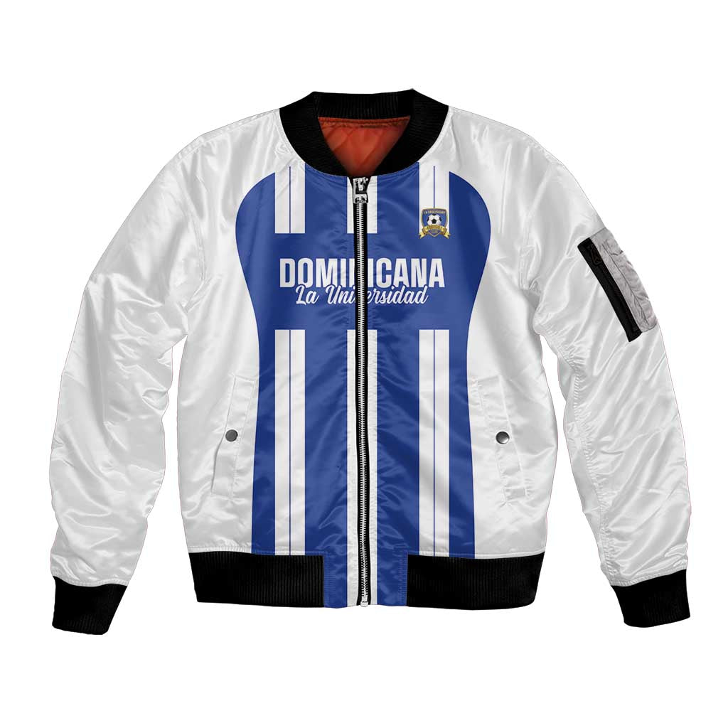 Universidad Dominican Republic Football Custom Sleeve Zip Bomber Jacket 2025 Go Champions - Wonder Print Shop