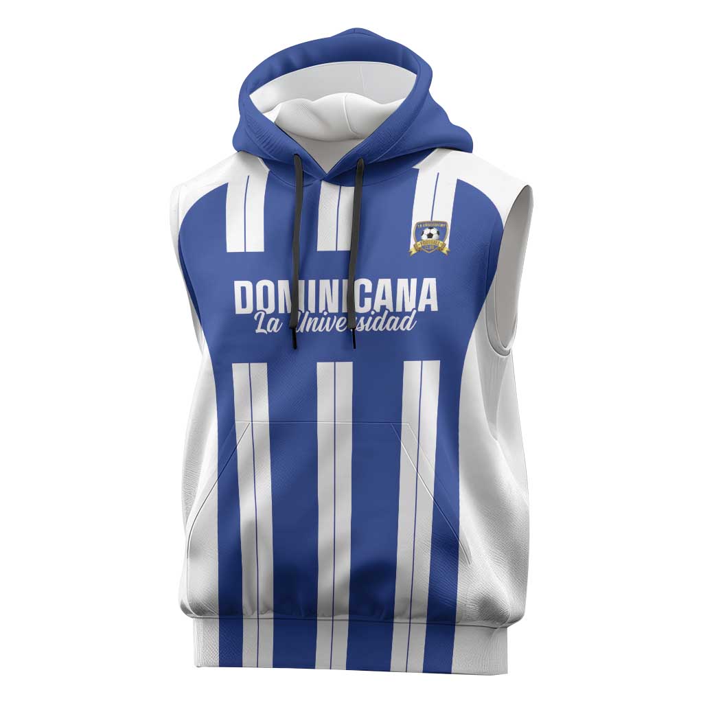 Universidad Dominican Republic Football Custom Sleeveless Hoodie 2025 Go Champions - Wonder Print Shop