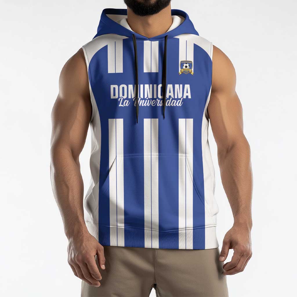 Universidad Dominican Republic Football Custom Sleeveless Hoodie 2025 Go Champions - Wonder Print Shop