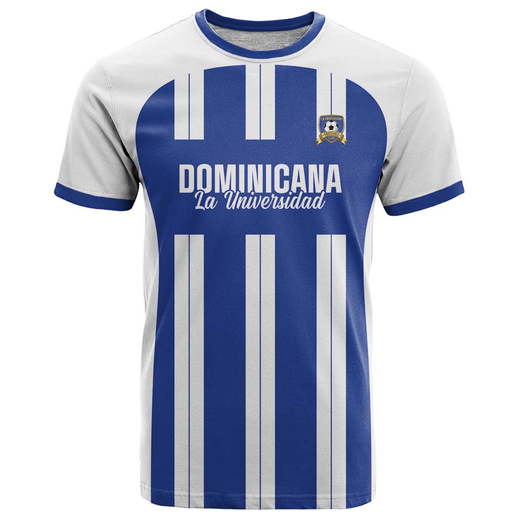 Universidad Dominican Republic Football Custom T Shirt 2025 Go Champions - Wonder Print Shop