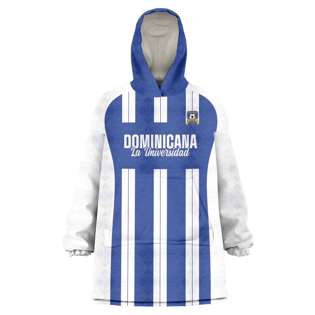 Universidad Dominican Republic Football Custom Wearable Blanket Hoodie 2025 Go Champions - Wonder Print Shop