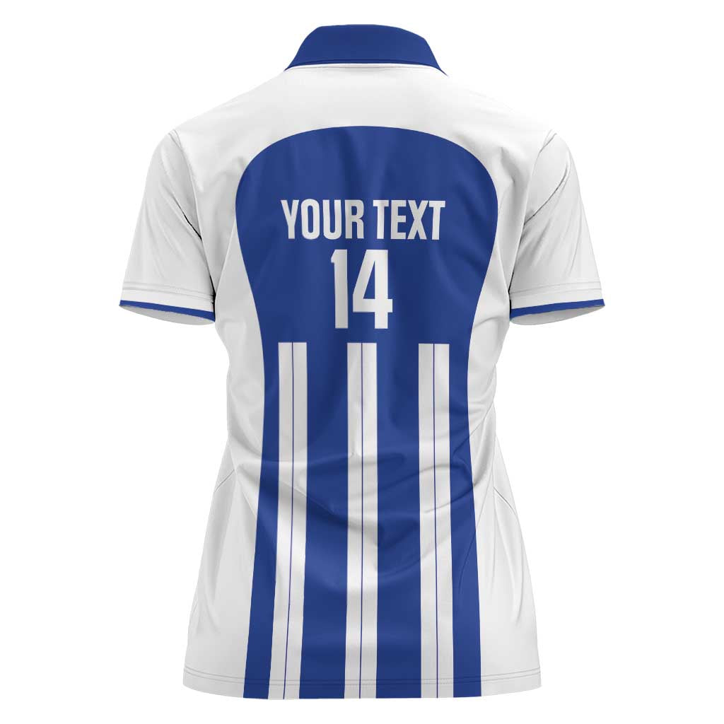 Universidad Dominican Republic Football Custom Women Polo Shirt 2025 Go Champions - Wonder Print Shop