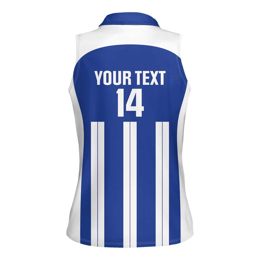 Universidad Dominican Republic Football Custom Women Sleeveless Polo Shirt 2025 Go Champions - Wonder Print Shop