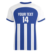 Universidad Dominican Republic Football Custom Women V-Neck T-Shirt 2025 Go Champions - Wonder Print Shop