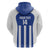 Universidad Dominican Republic Football Custom Zip Hoodie 2025 Go Champions - Wonder Print Shop