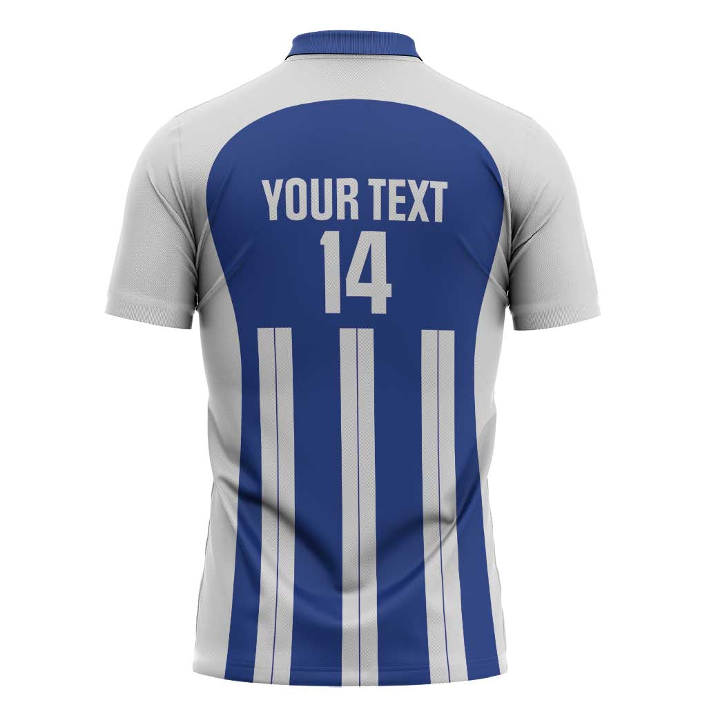 Universidad Dominican Republic Football Custom Zipper Polo Shirt 2025 Go Champions - Wonder Print Shop