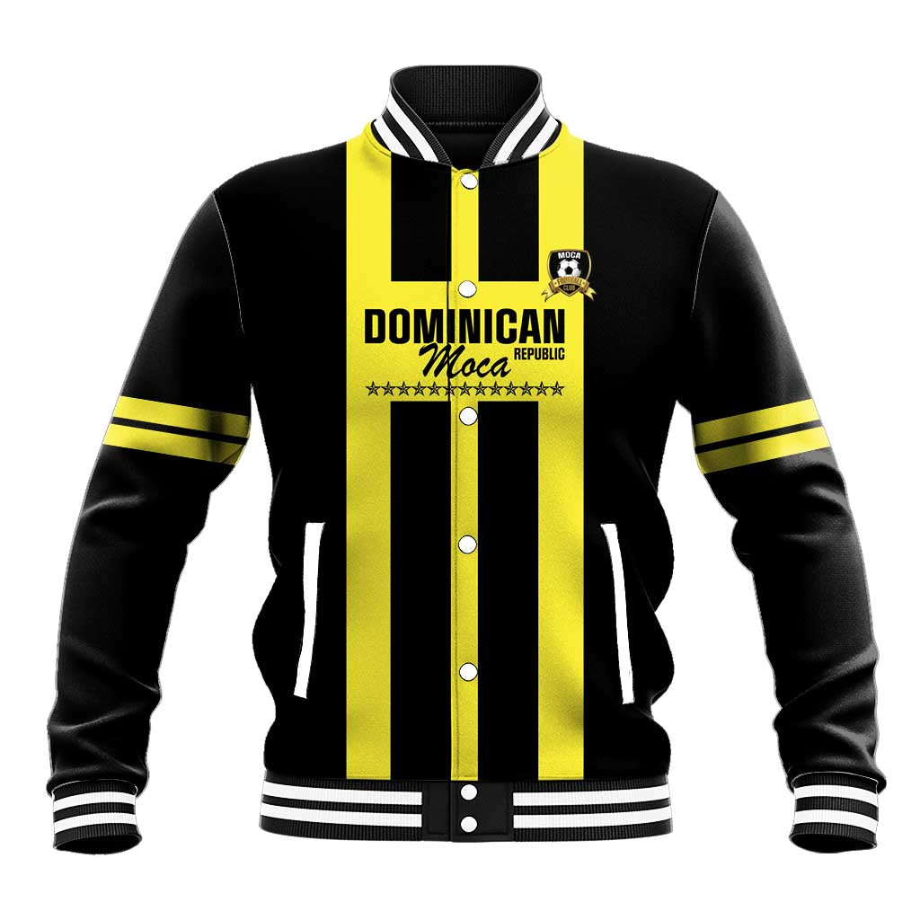 Moca Dominican Republic Football Custom Baseball Jacket 2025 Come On The Cradle - Wonder Print Shop