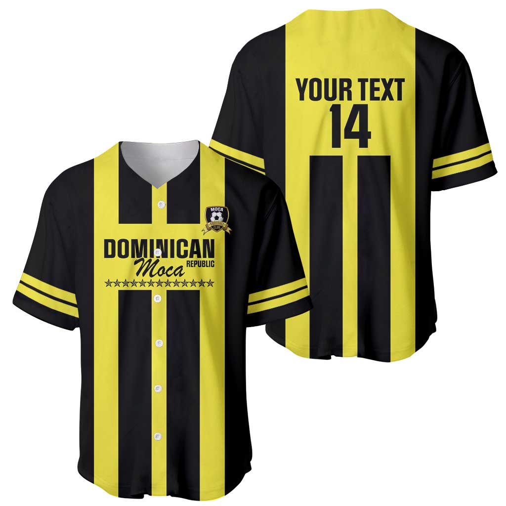Moca Dominican Republic Football Custom Baseball Jersey 2025 Come On The Cradle - Wonder Print Shop