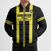 Moca Dominican Republic Football Custom Bomber Puffer Jacket 2025 Come On The Cradle - Wonder Print Shop