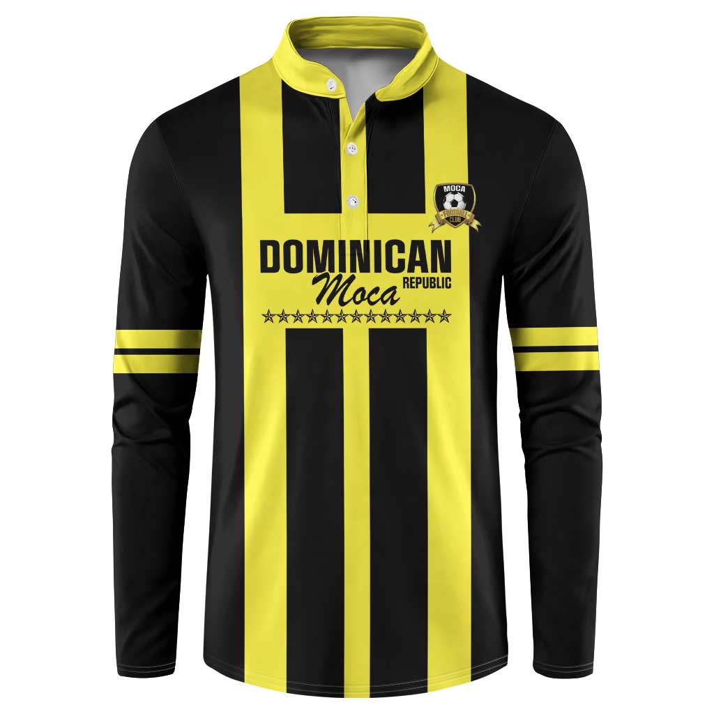 Moca Dominican Republic Football Custom Button Sweatshirt 2025 Come On The Cradle - Wonder Print Shop