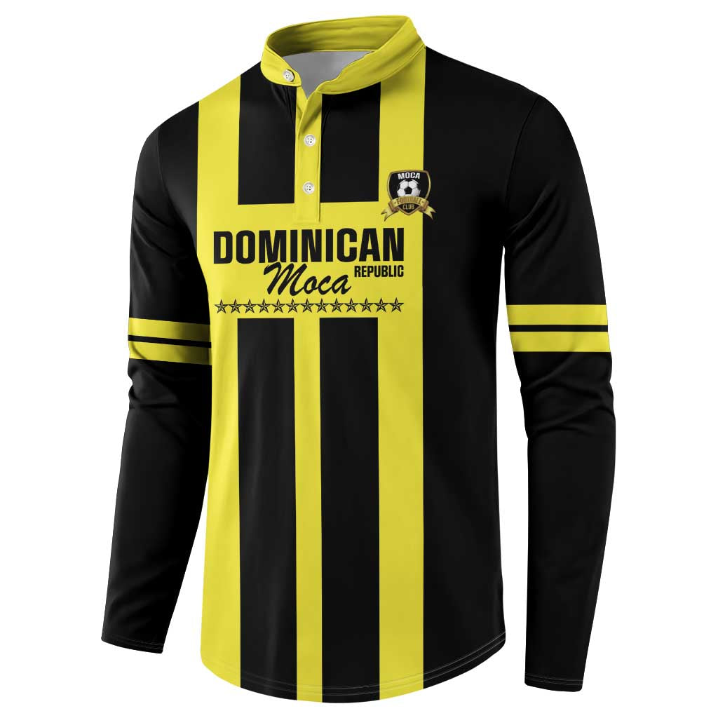 Moca Dominican Republic Football Custom Button Sweatshirt 2025 Come On The Cradle - Wonder Print Shop