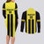 Moca Dominican Republic Football Custom Couples Matching Long Sleeve Bodycon Dress and Long Sleeve Button Shirt 2025 Come On The Cradle - Wonder Print Shop