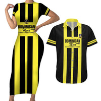 Moca Dominican Republic Football Custom Couples Matching Short Sleeve Bodycon Dress and Hawaiian Shirt 2025 Come On The Cradle - Wonder Print Shop
