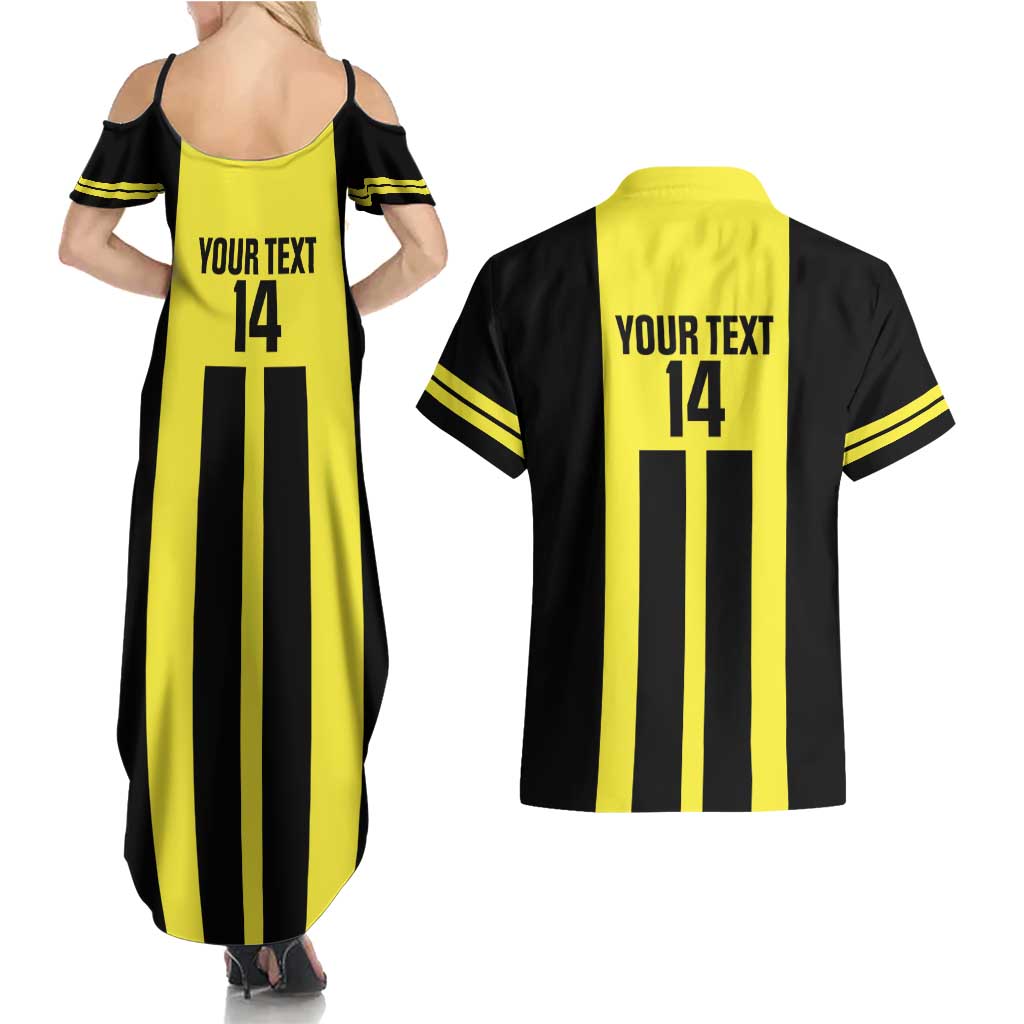 Moca Dominican Republic Football Custom Couples Matching Summer Maxi Dress and Hawaiian Shirt 2025 Come On The Cradle - Wonder Print Shop