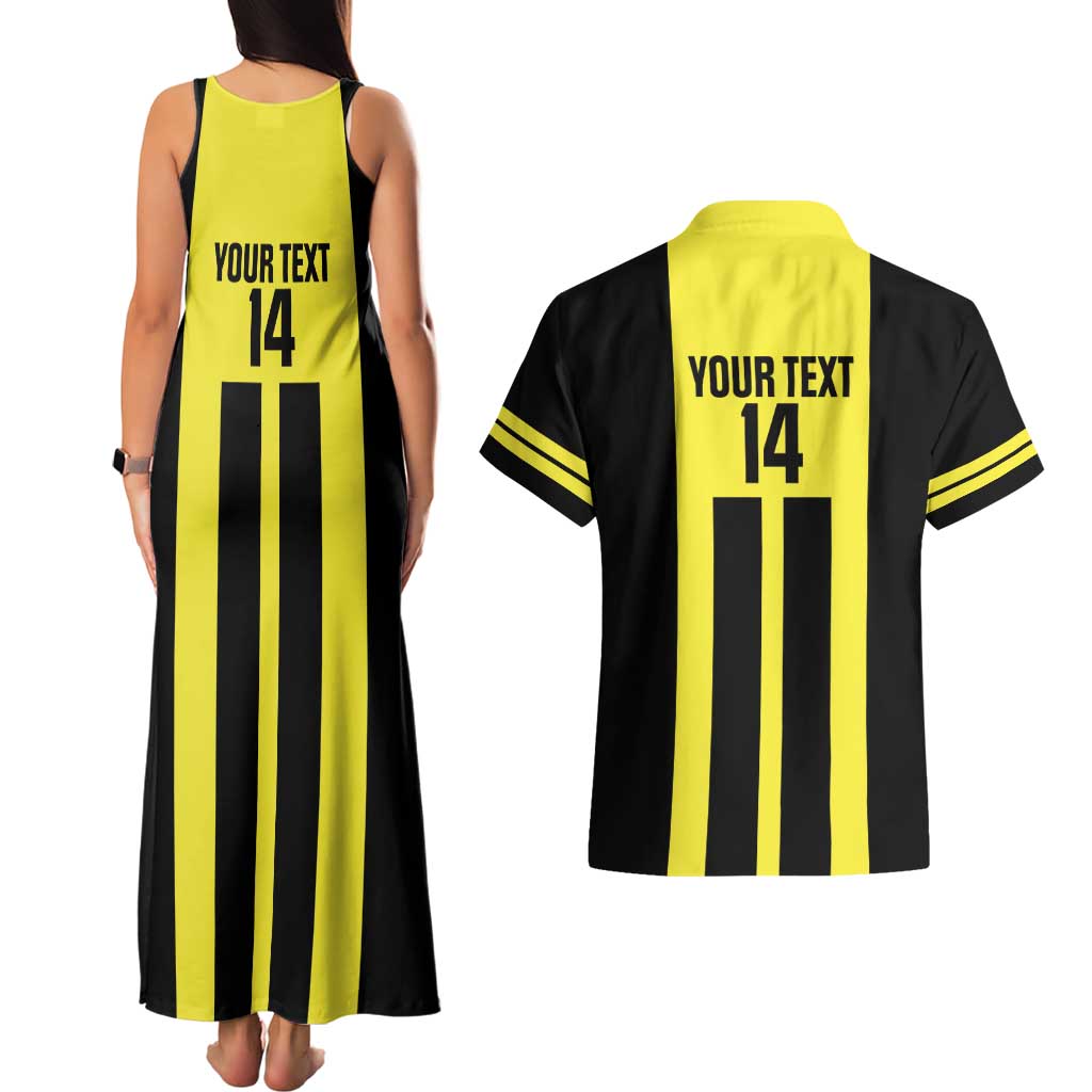 Moca Dominican Republic Football Custom Couples Matching Tank Maxi Dress and Hawaiian Shirt 2025 Come On The Cradle - Wonder Print Shop