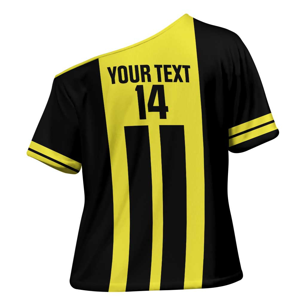 Moca Dominican Republic Football Custom Cross Shoulder Shirt 2025 Come On The Cradle - Wonder Print Shop