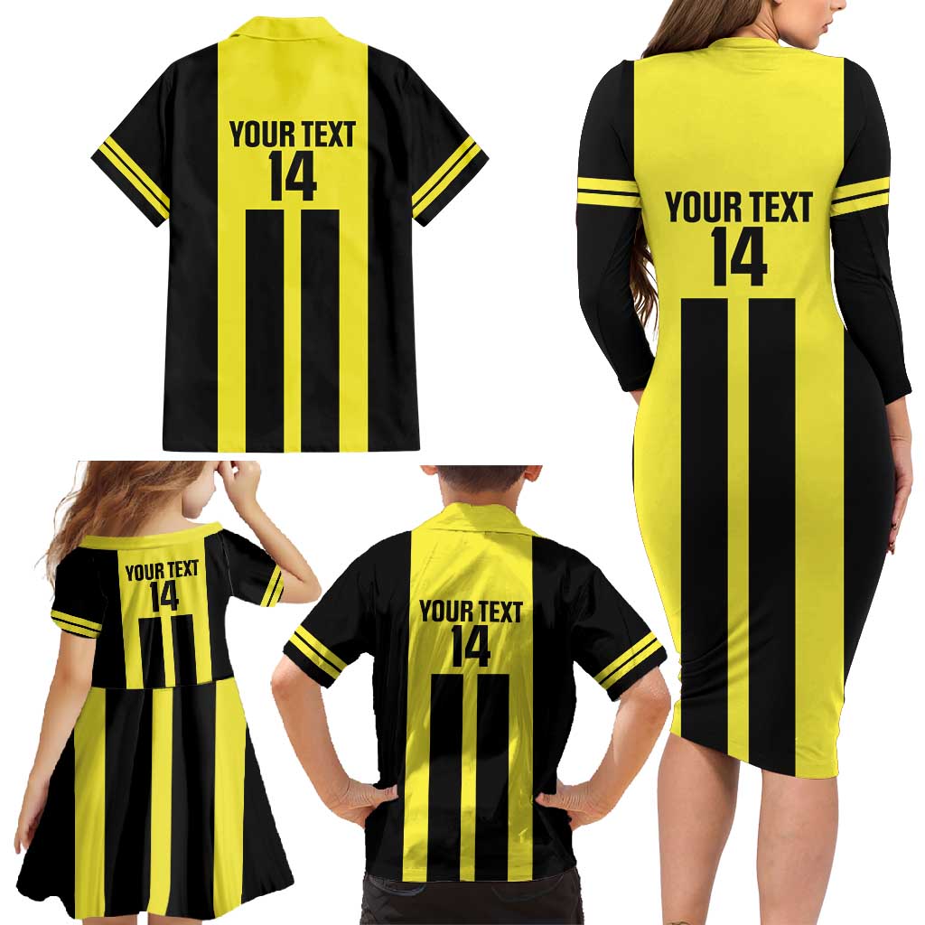 Moca Dominican Republic Football Custom Family Matching Long Sleeve Bodycon Dress and Hawaiian Shirt 2025 Come On The Cradle - Wonder Print Shop