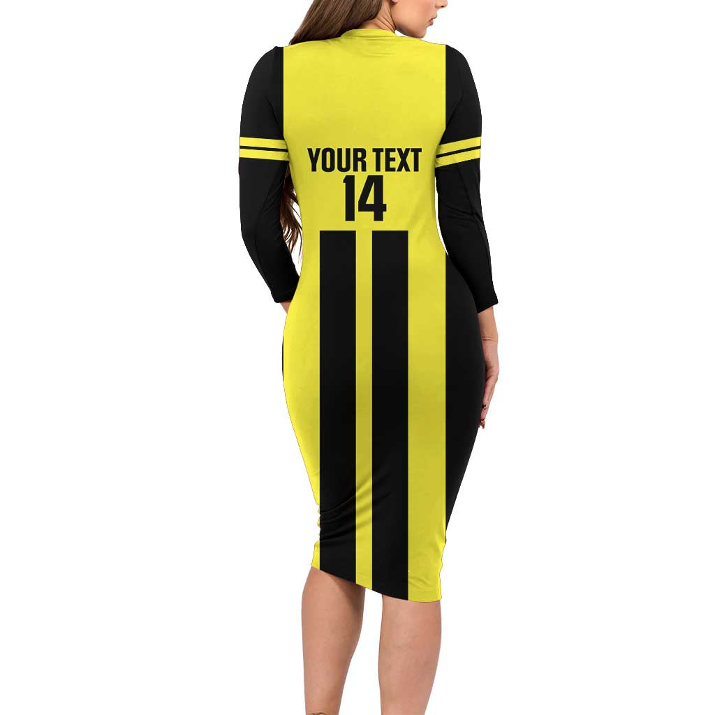 Moca Dominican Republic Football Custom Family Matching Long Sleeve Bodycon Dress and Hawaiian Shirt 2025 Come On The Cradle - Wonder Print Shop