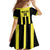 Moca Dominican Republic Football Custom Family Matching Off Shoulder Maxi Dress and Hawaiian Shirt 2025 Come On The Cradle - Wonder Print Shop