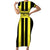 Moca Dominican Republic Football Custom Family Matching Short Sleeve Bodycon Dress and Hawaiian Shirt 2025 Come On The Cradle - Wonder Print Shop