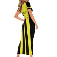 Moca Dominican Republic Football Custom Family Matching Short Sleeve Bodycon Dress and Hawaiian Shirt 2025 Come On The Cradle - Wonder Print Shop